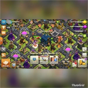 Clash of Clans CV 12 Barato 10kk + de gemas
