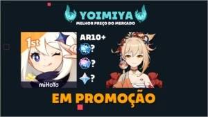 ✨ Genshin Impact - Conta com Yoimiya 5⭐ AR10 ✨