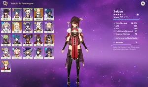 Jean, Cyno, Beidou, Xiangling +  35 desejos entrelaçados - Genshin Impact