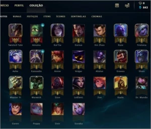 Vendo conta lol gold 1 com email - League of Legends