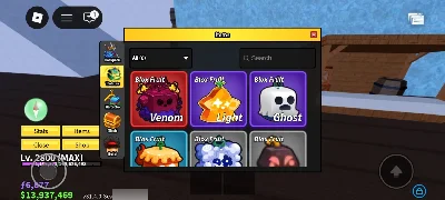 Conta blox fruits barata - Roblox