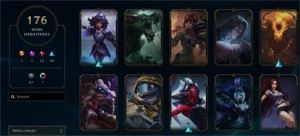 Conta LOL sem rank nível 280 - League of Legends