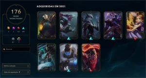 Conta LOL sem rank nível 280 - League of Legends