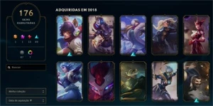 Conta LOL sem rank nível 280 - League of Legends