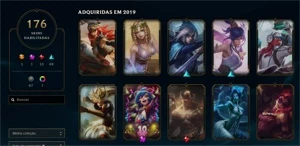 Conta LOL sem rank nível 280 - League of Legends