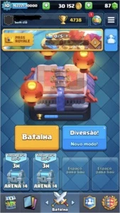conta clash royale
