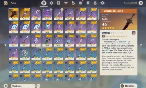 Kazuha e Raiden Shogun + Hara Geppaku + Personagem e Arma 5 - Genshin Impact