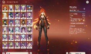 Conta Genshin Impact - AR 55 Mavuika c1 R2 + Citlali