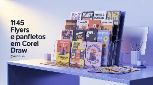 1145 Flyers E Panfletos Editáveis Em Coreldraw (Cdr) - Outros