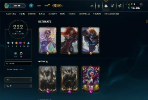 Conta Bronze 2 com TODOS os Champs e 222 Skins (MID / JG) - League of Legends LOL