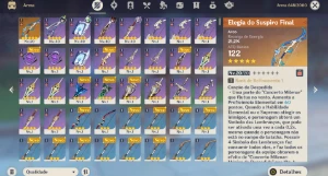 AR29 - Hutao + Venti com Elegia + Qiqi + Keqing + 10 tiros - Genshin Impact