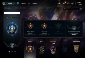 Conta bronze 1 AFUNDADA com 43 skins e 91 champs - League of Legends LOL