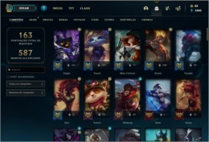 Conta bronze 1 AFUNDADA com 43 skins e 91 champs - League of Legends LOL