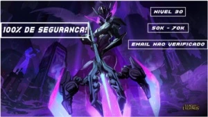 Conta UNRANKED LVL 30! - League of Legends LOL
