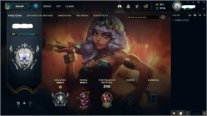 conta lol, 70 skins boas, 109 campeões,prata2, 250 reais - League of Legends