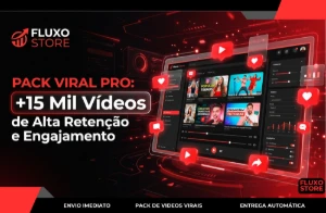 Pack Viral Pro +15 Mil Vídeos de Alta Retenção e Engajamento
