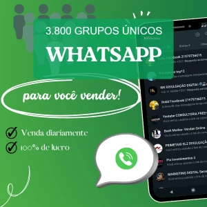 Super pacote 3.800 grupos  [conteúdo removido] app zap válidos, únicos a-Z - Redes Sociais