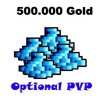 500.000 Gold  - Tibia  - Optional PvP