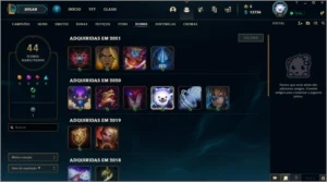 Conta D4 70% W/R - 2015 - League of Legends LOL