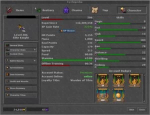 RP 248 Inabra + EK 206 Wintera (Full Charlover) - Tibia
