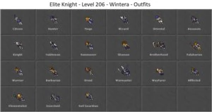 RP 248 Inabra + EK 206 Wintera (Full Charlover) - Tibia