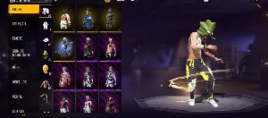 Conta Free Fire Top - Personagens e Skins Raras!