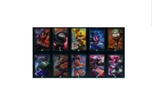 acc lvl 107, Platina 5 57LP, 134 champions,74 Skins,528 PTM - League of Legends LOL
