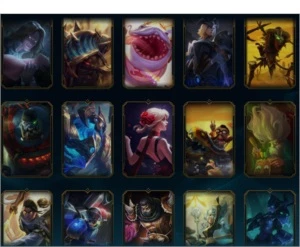 acc lvl 107, Platina 5 57LP, 134 champions,74 Skins,528 PTM - League of Legends LOL