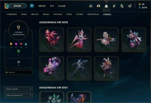 Conta lol diamante IV - League of Legends