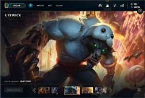 Conta Diamante 2 com TODOS os champ e 504 Skin + 6 Prestigio - League of Legends LOL