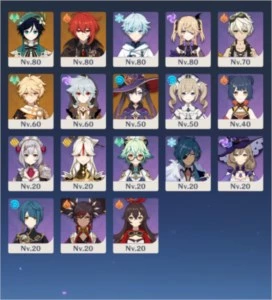 AR 46 Diluc | Venti | Mona - Genshin Impact