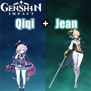 Conta Genshin Impact AR 5 com Jean e Qiqi