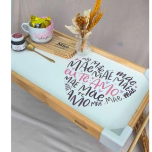 Kit Mesa de Café da Manhã Personalizada - Artesanato e Personalizados