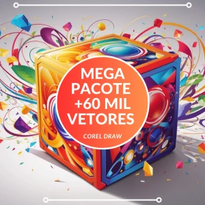 Mega Pacote 60 Mil Vetores 100% para CorelDraw - Others