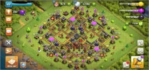 Clash of clans CV10 + CV9 de brinde