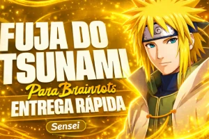 Brainrot Divino Aleatorio - Fuja Do Tsunami Para Brainrots