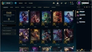 CONTA LOL 🌟 OURO  3 🌟 38 SKINS 🌟 68CAMPEOES