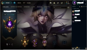 CONTA LOL 🌟 OURO  3 🌟 38 SKINS 🌟 68CAMPEOES - League of Legends