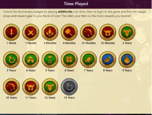 Conta AQW 13 anos - Adventure Quest World
