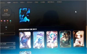 CONTA DO LOL - 17 SKINS, 2 ULTIMATES, 1 MITICA E 2 LENDÁRIA - League of Legends