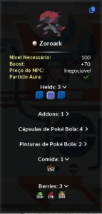 Zoroark +70 Atk 8 Pb Addon (Lunar) - PokeXGames PXG