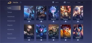Contas Arena Of Valor - Outros