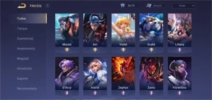Contas Arena Of Valor - Outros