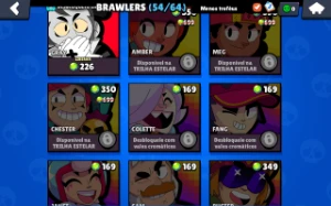Conta 23.000 troféus brawl stars