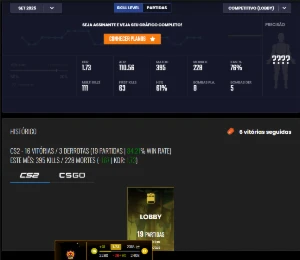 Conta Steam Level 16 Gc Gamersclub (Sem Prime) Cs2 - Counter Strike