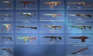 VANDAL saqueadora +sentinelas da luz/ Phantom sublime e skin - Valorant