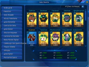 Conta Digimon Master Online Ladmo Omegamon - Digimon Masters Online