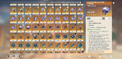 Conta Genshin Impact Todos Lvl 90 (Vários C6)+30 Armas 5*