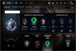 Conta prata 3 com 94 champs e 57 skins - League of Legends LOL