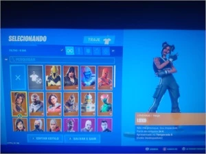 CONTA season 8 + 16 Skins comprada + machado doce - Fortnite